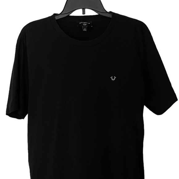 True Religion Mens Classic Black Tee Size Large - Picture 2 of 7